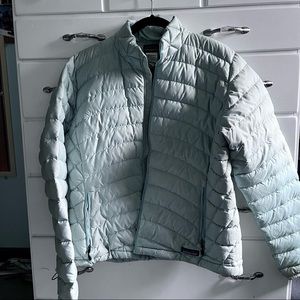Light Mint Patagonia Down Puffer Jacket